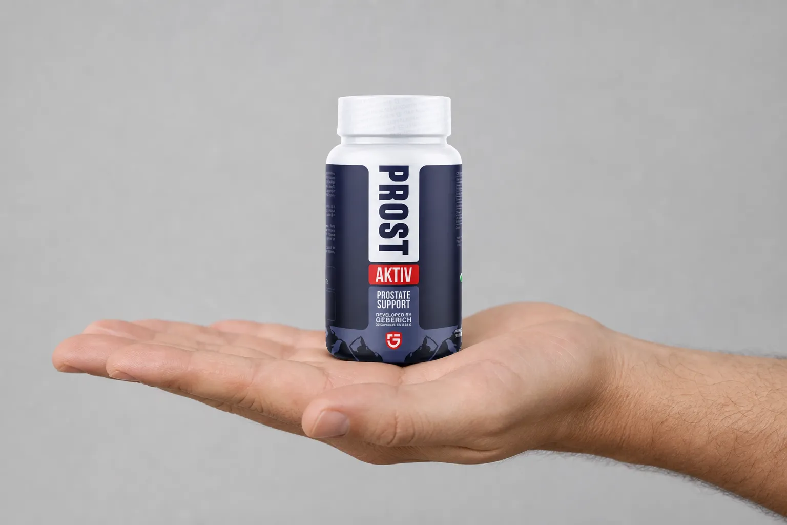 ProstAktiv — Verpackung in der Hand