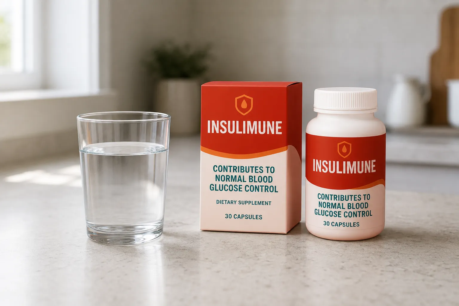 Insulimune + — Verpackung im Alltag