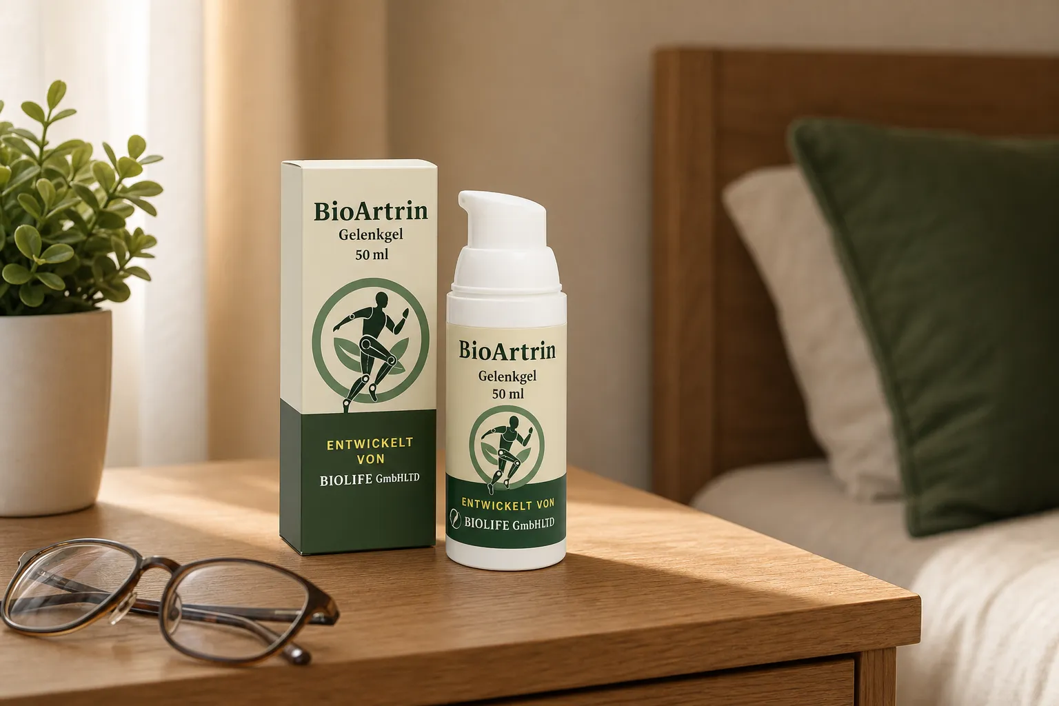 BioArtrin — Verpackung im Alltag