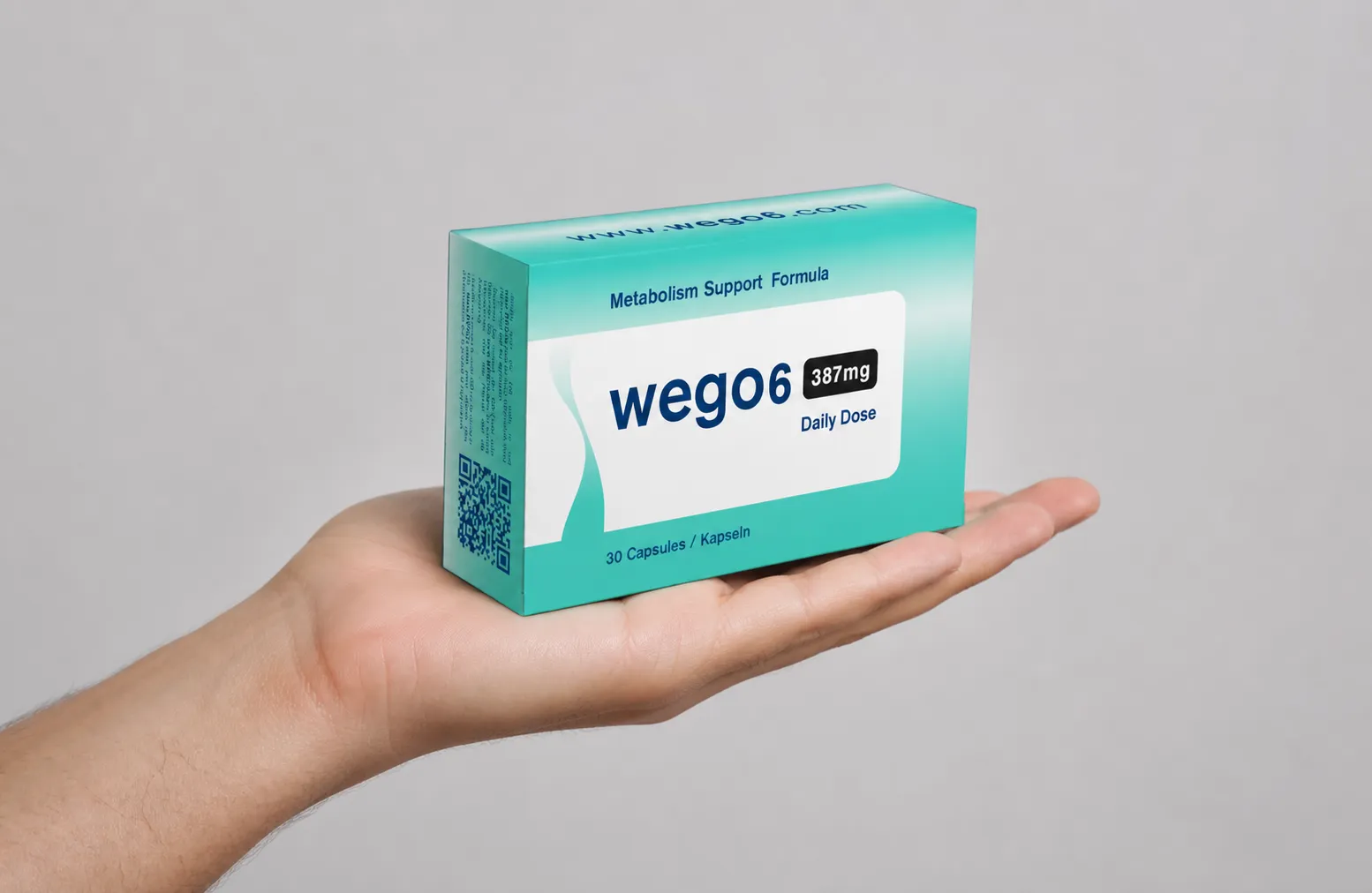 WEGO6 — Verpackung in der Hand