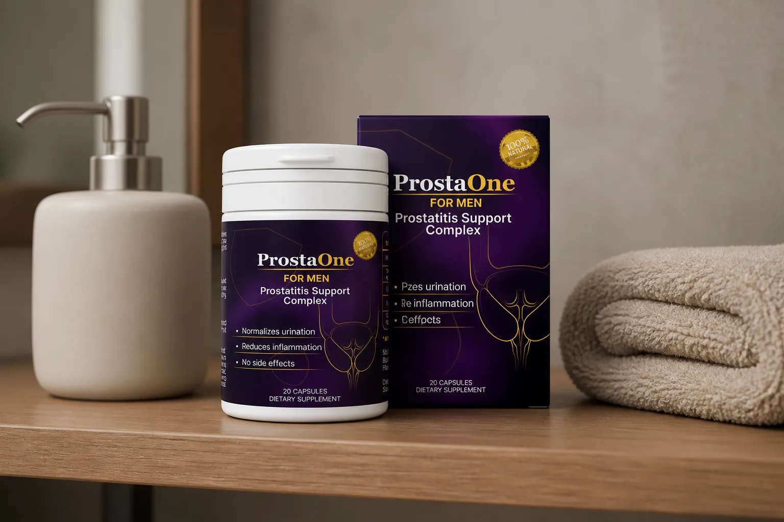 ProstaOne — Verpackung im Alltag