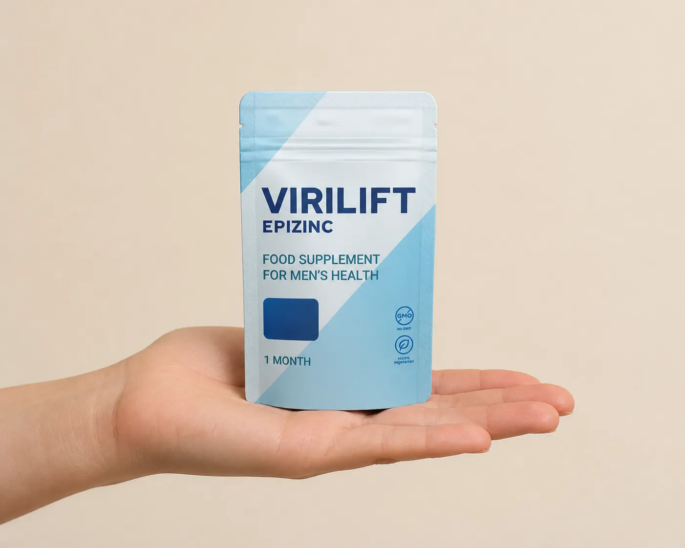 Virilift capsules for prostatitis — Verpackung in der Hand