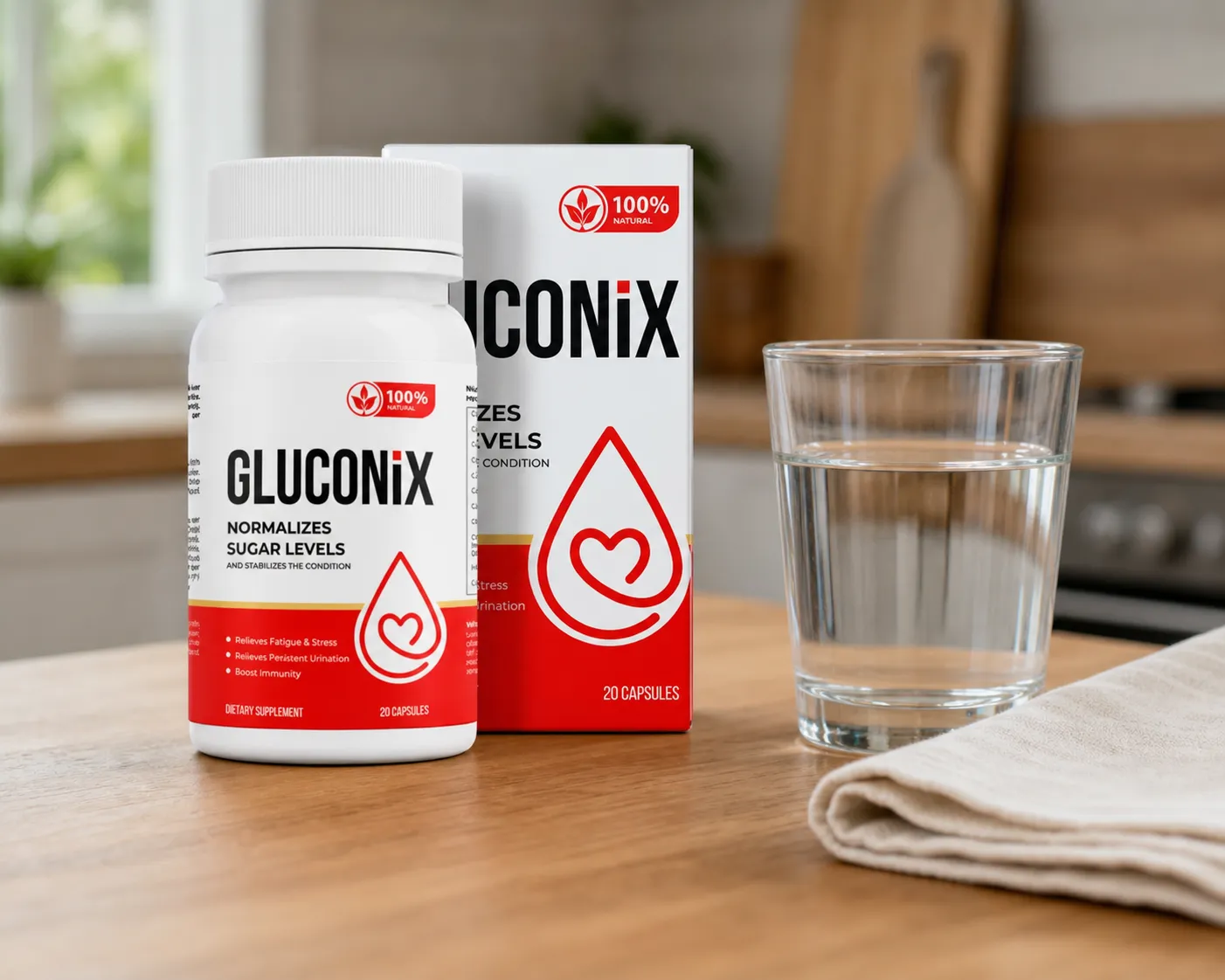 Gluconix — Verpackung im Alltag
