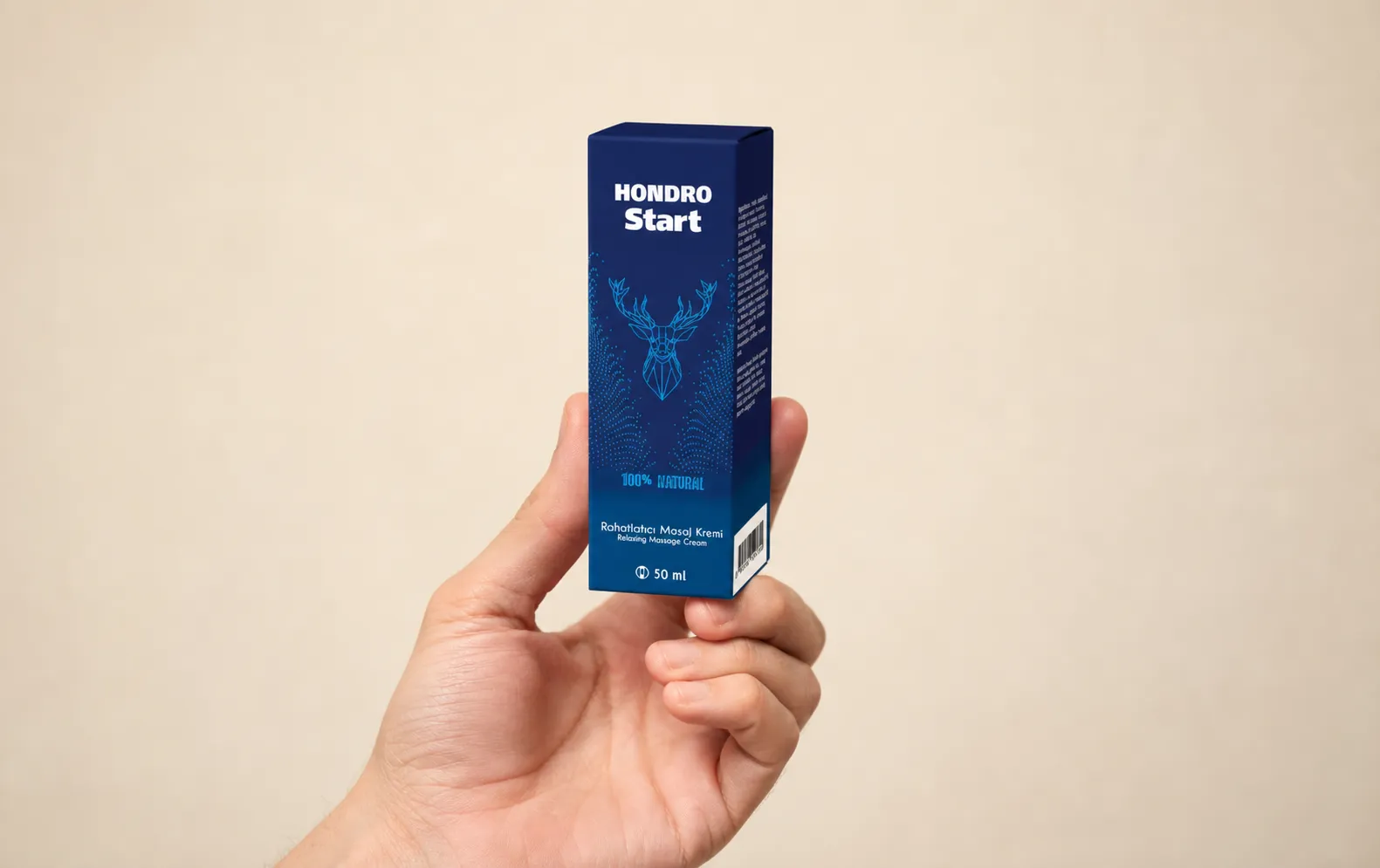 Chondrostart — Verpackung in der Hand