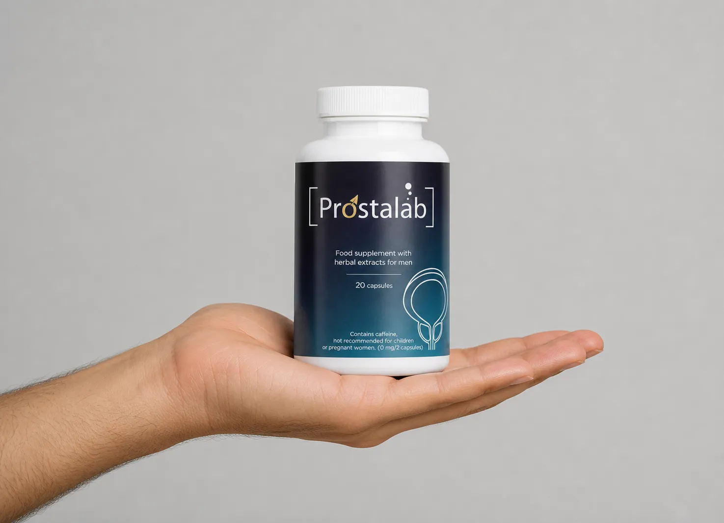 Prostalab — Verpackung in der Hand