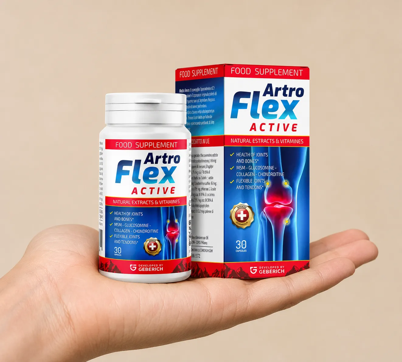 Artroflex Active — Verpackung in der Hand