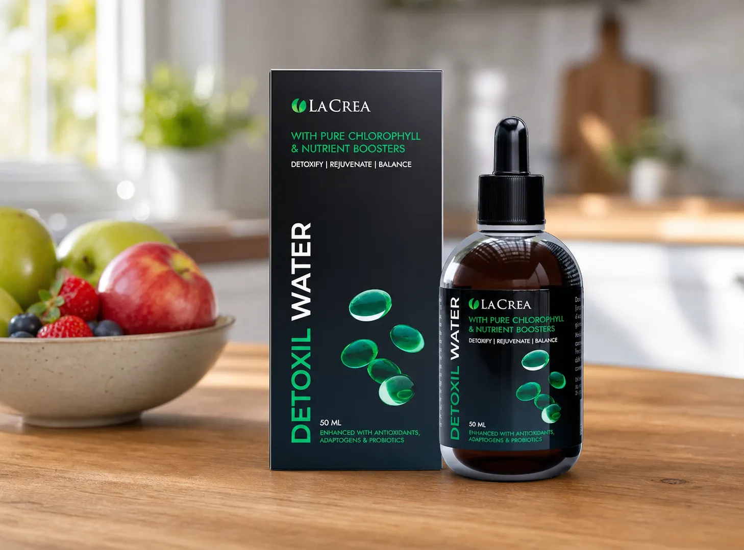 Detoxil Water Parasites — Verpackung im Alltag