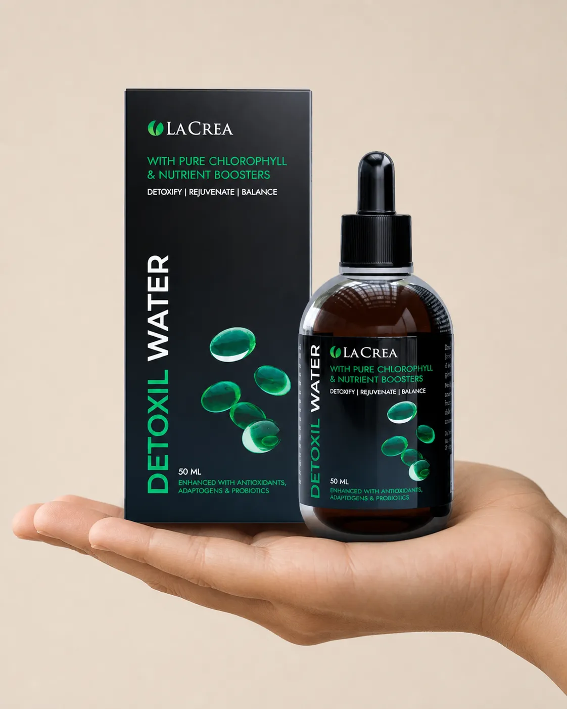 Detoxil Water Parasites — Verpackung in der Hand