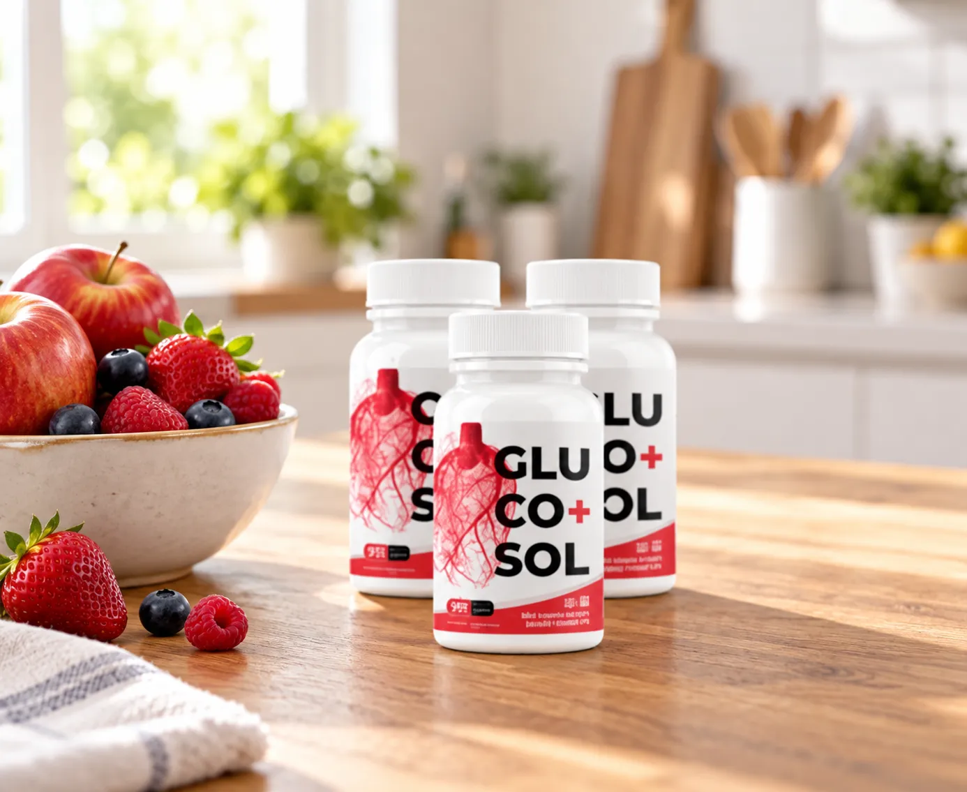 Glucosol — Verpackung im Alltag