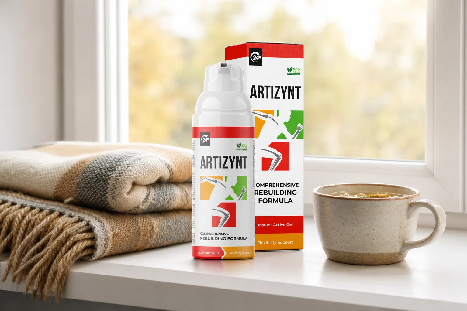 ArtiZynt Gel — Verpackung im Alltag