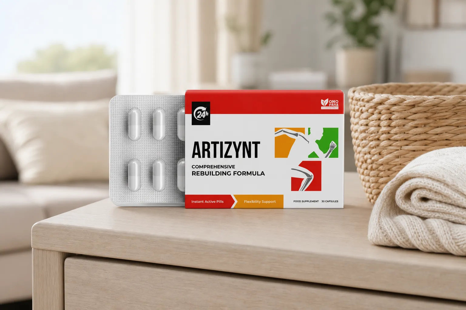 ArtiZynt Capsules — Verpackung im Alltag