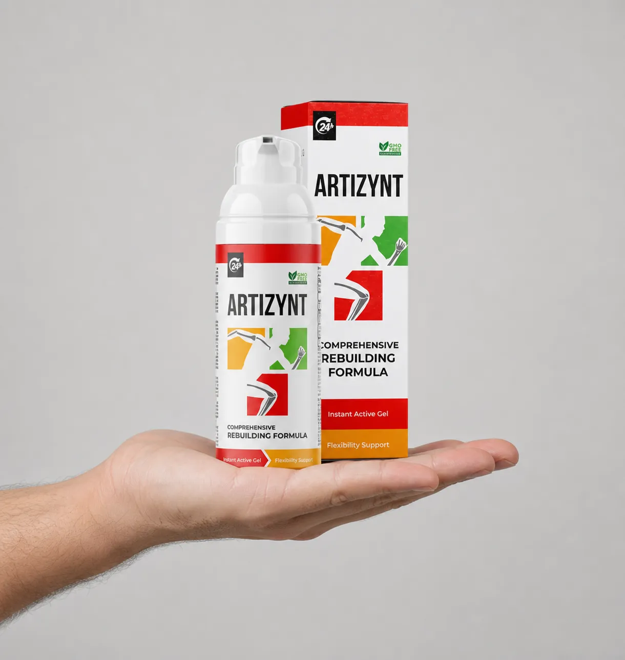 ArtiZynt Gel Full price + — Verpackung in der Hand