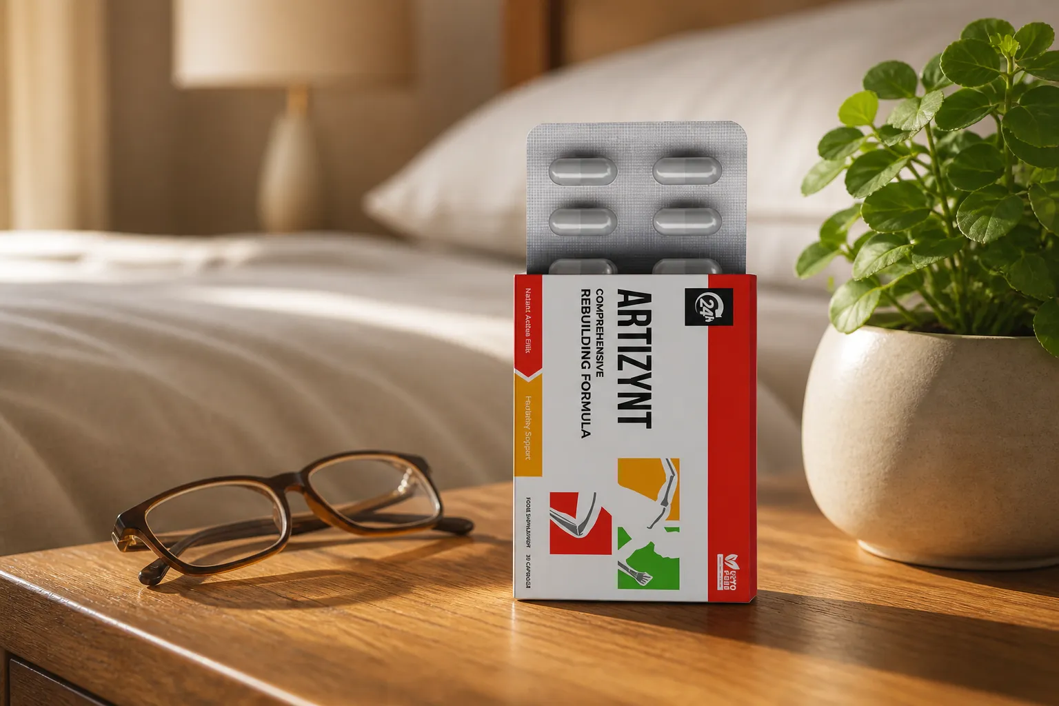 ArtiZynt Capsules Full price + — Verpackung im Alltag
