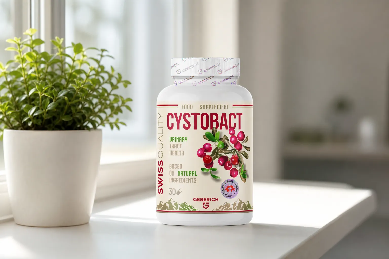 CYSTOBACT — Verpackung im Alltag