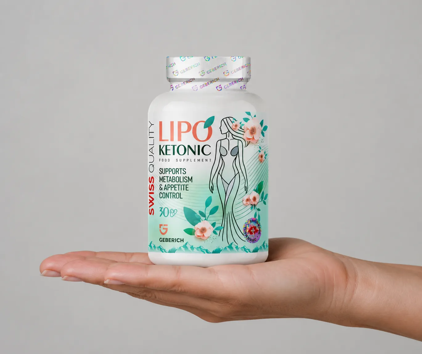 LIPOKETONIC — Verpackung in der Hand