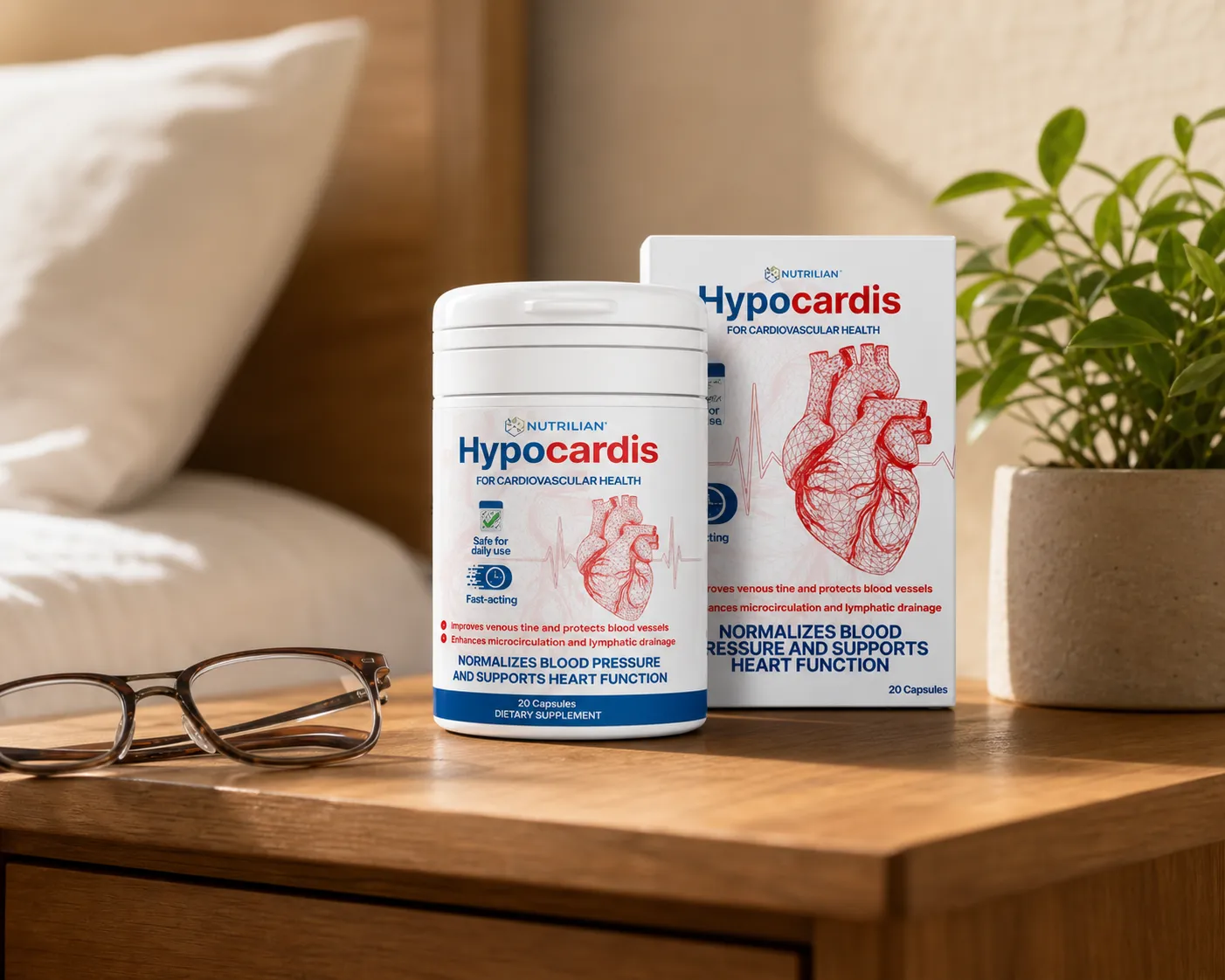 Hypocardis — Verpackung im Alltag
