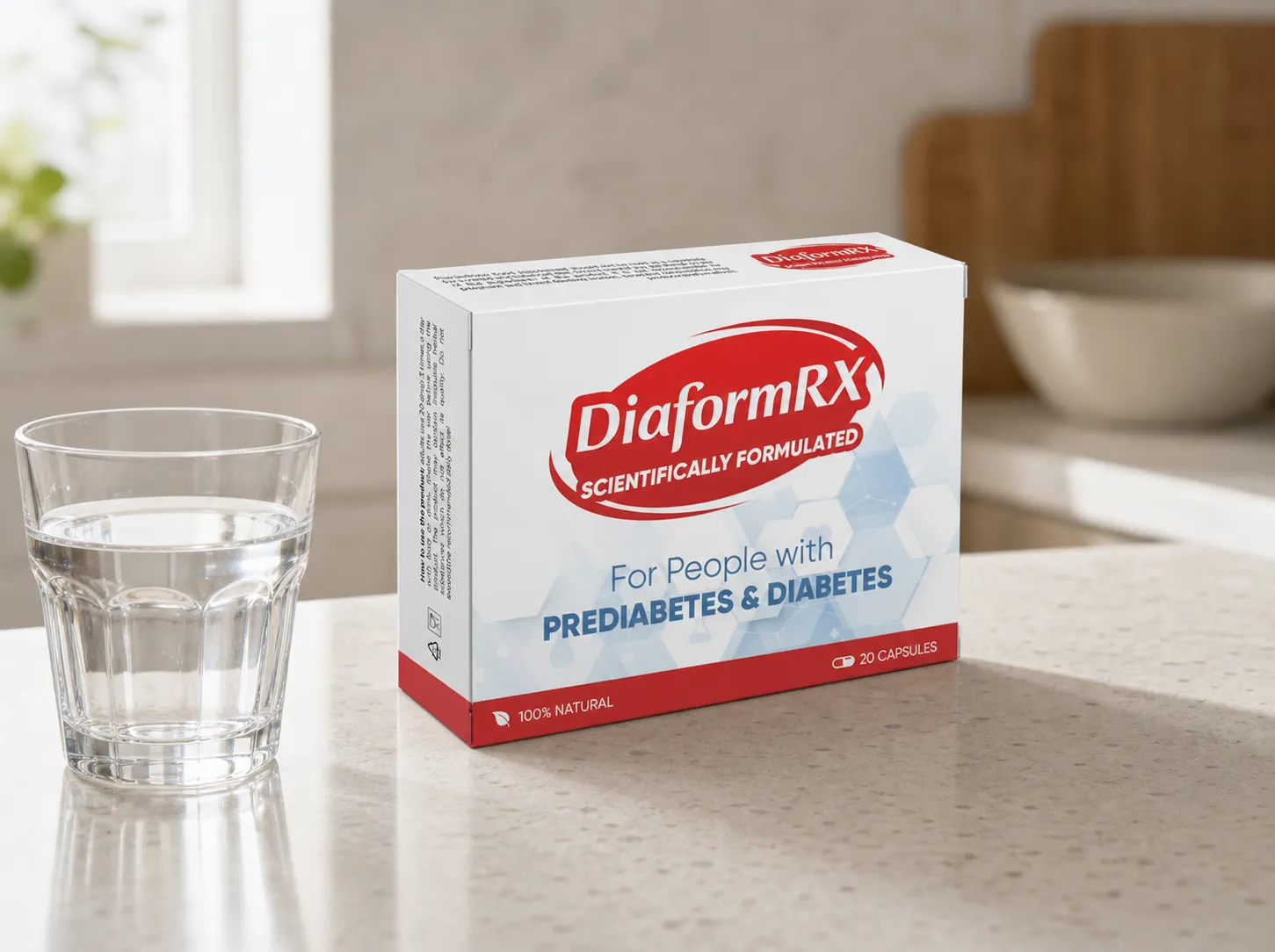 DiaformRX Full price + — Verpackung im Alltag