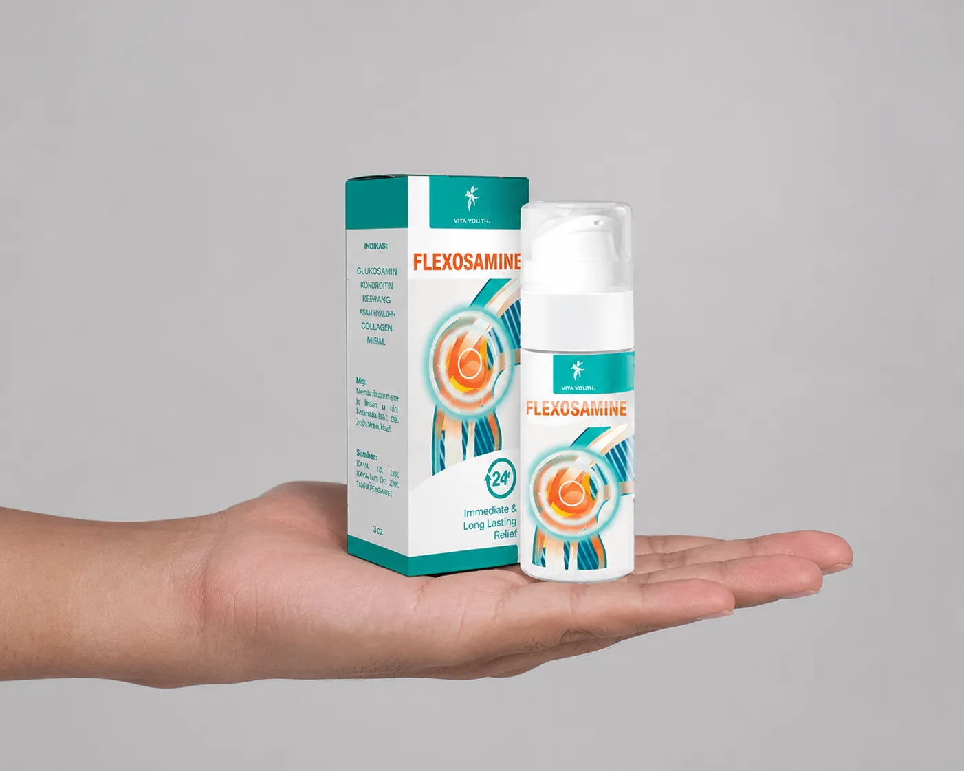 Flexosamine Gel Full price + — Verpackung in der Hand