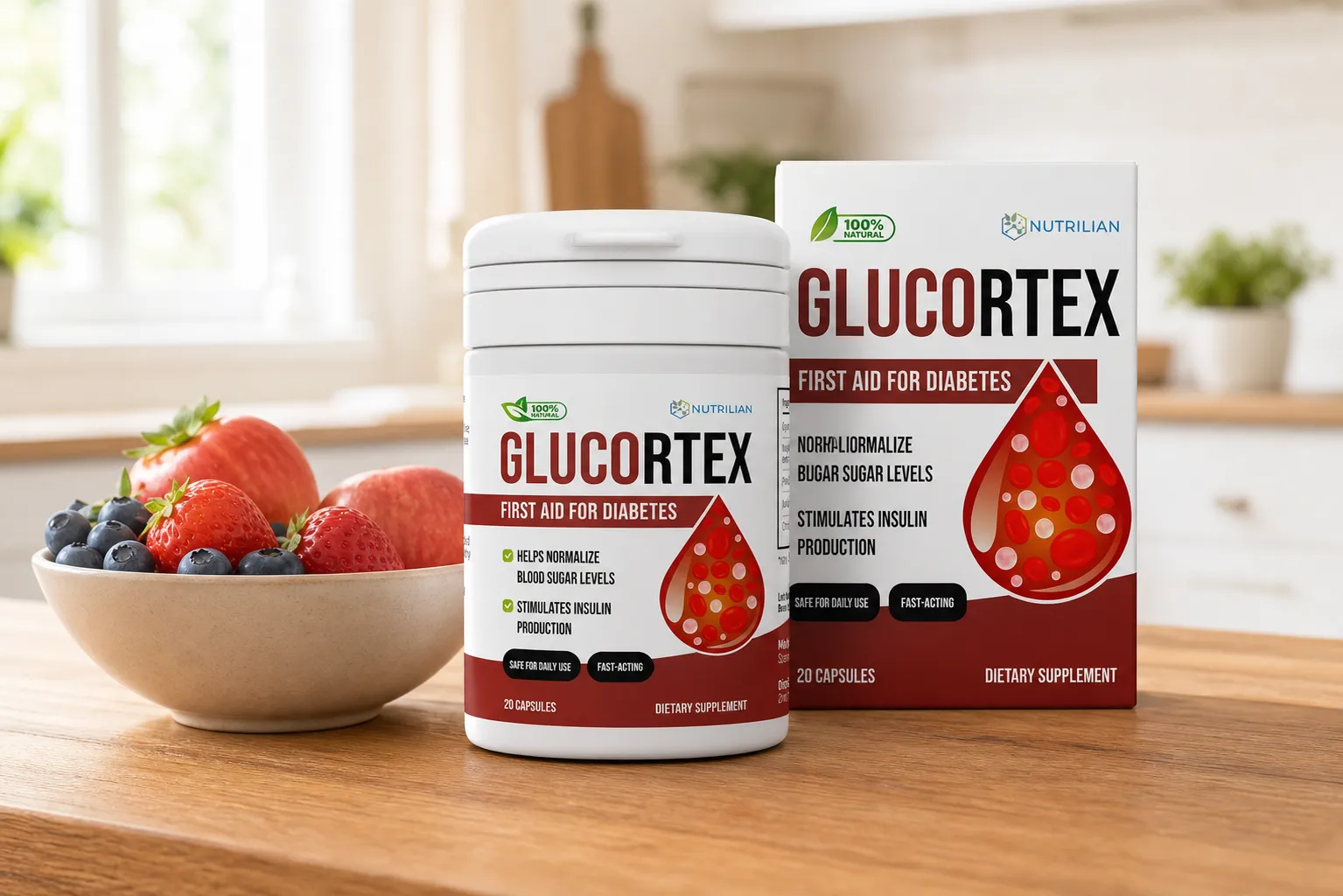 Glucortex — Verpackung im Alltag