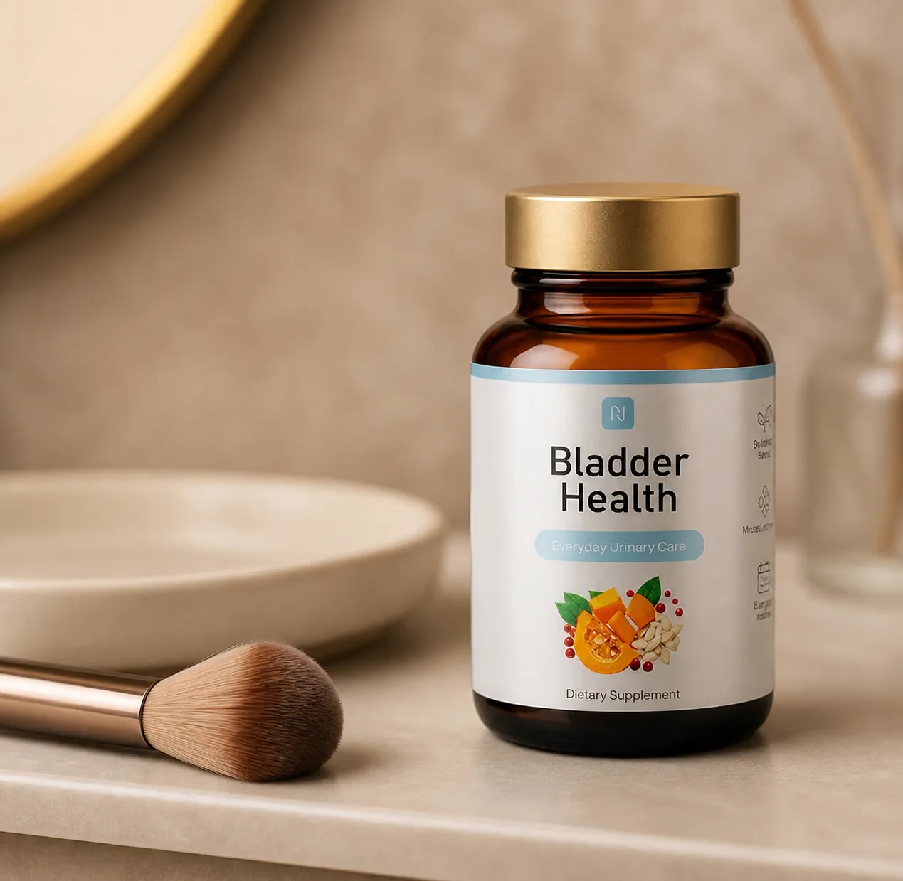 Bladder Health — Verpackung im Alltag