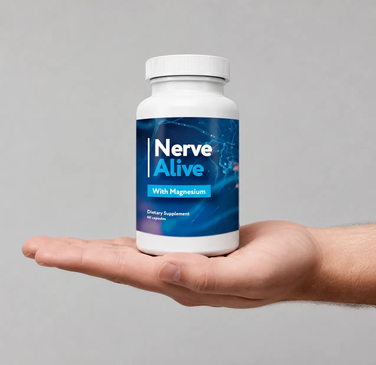 NerveAlive — Verpackung in der Hand