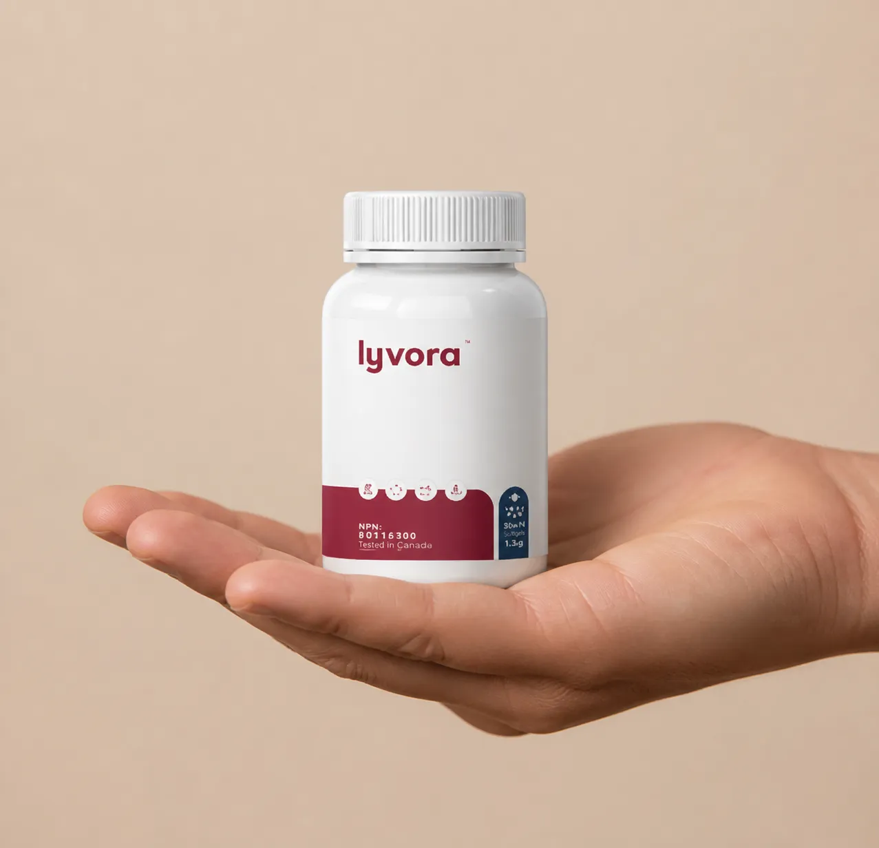 Lyvora HHCTC — Verpackung in der Hand