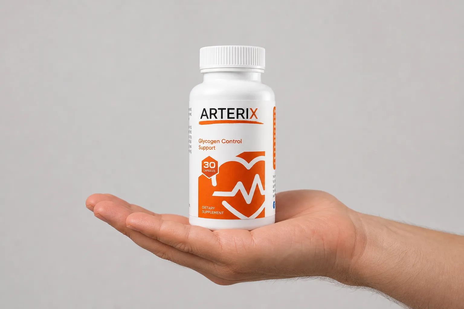 Arterix — Verpackung in der Hand