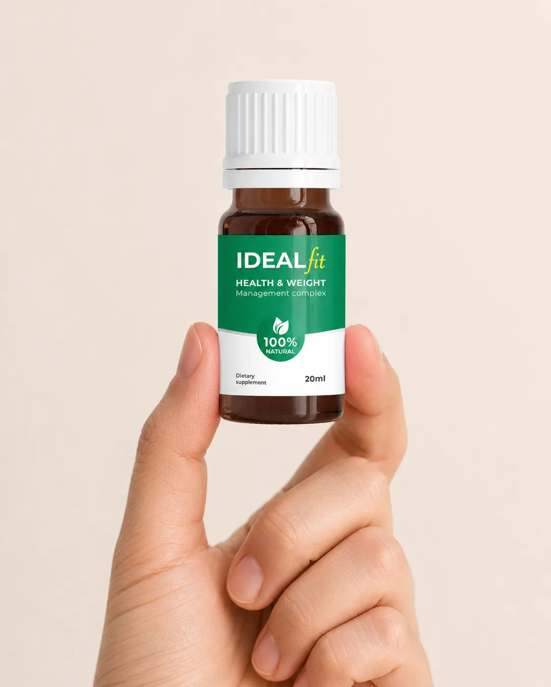 IdealFit full price + — Verpackung in der Hand