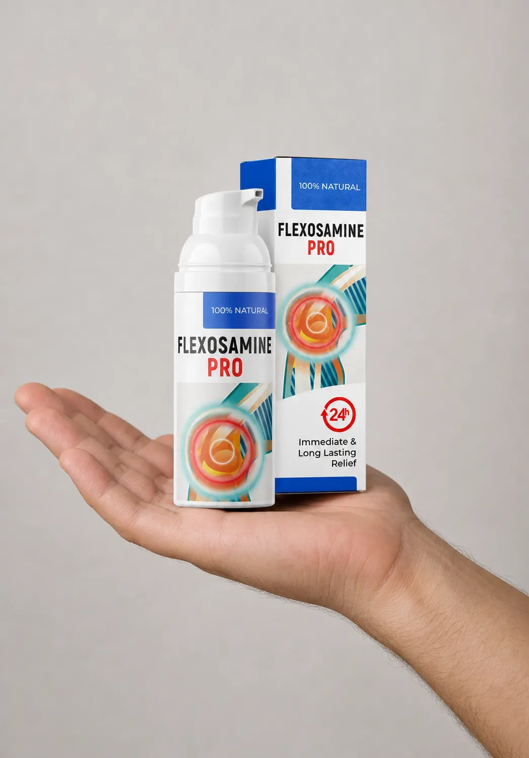 Flexosamine PRO — Verpackung in der Hand