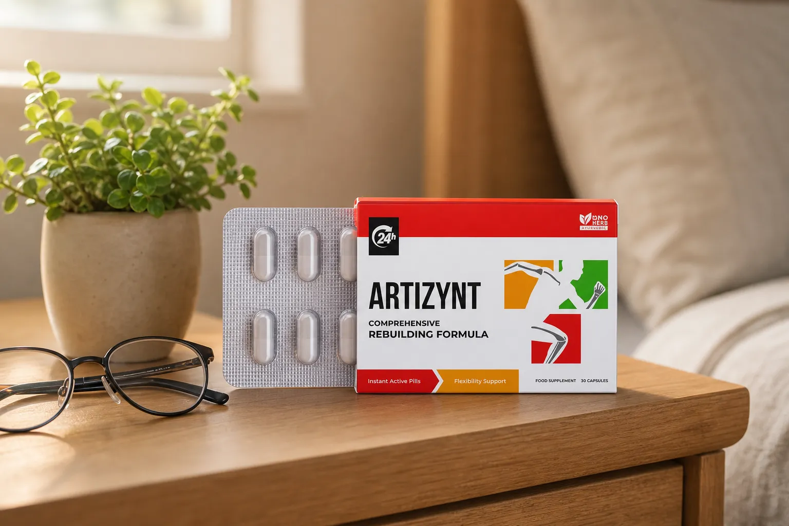 ArtiZynt caps — Verpackung im Alltag