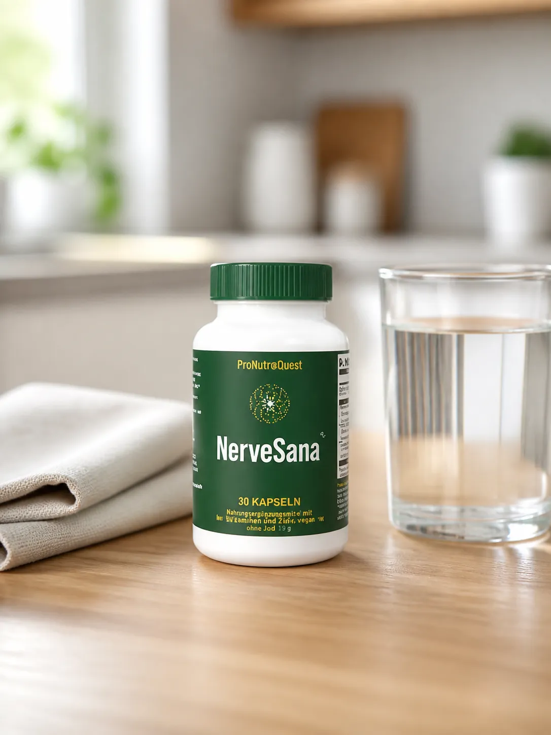NerveSana — Verpackung im Alltag