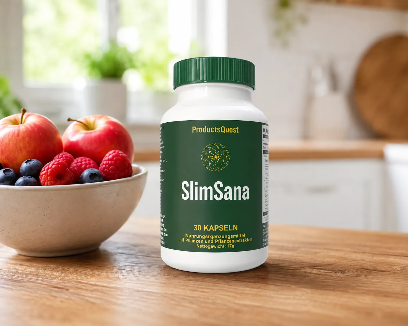 SlimSana — Verpackung im Alltag