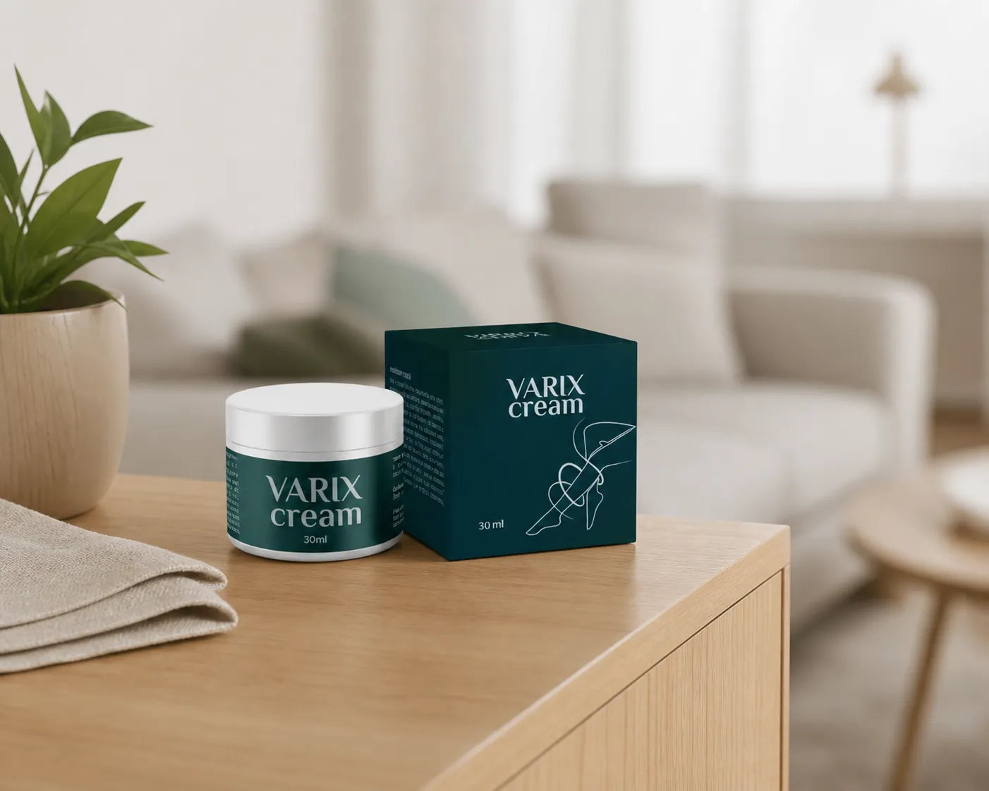 Varix cream — Verpackung im Alltag
