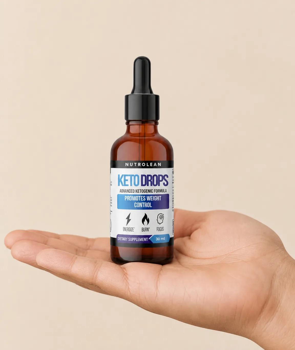 Nutrolean — Verpackung in der Hand