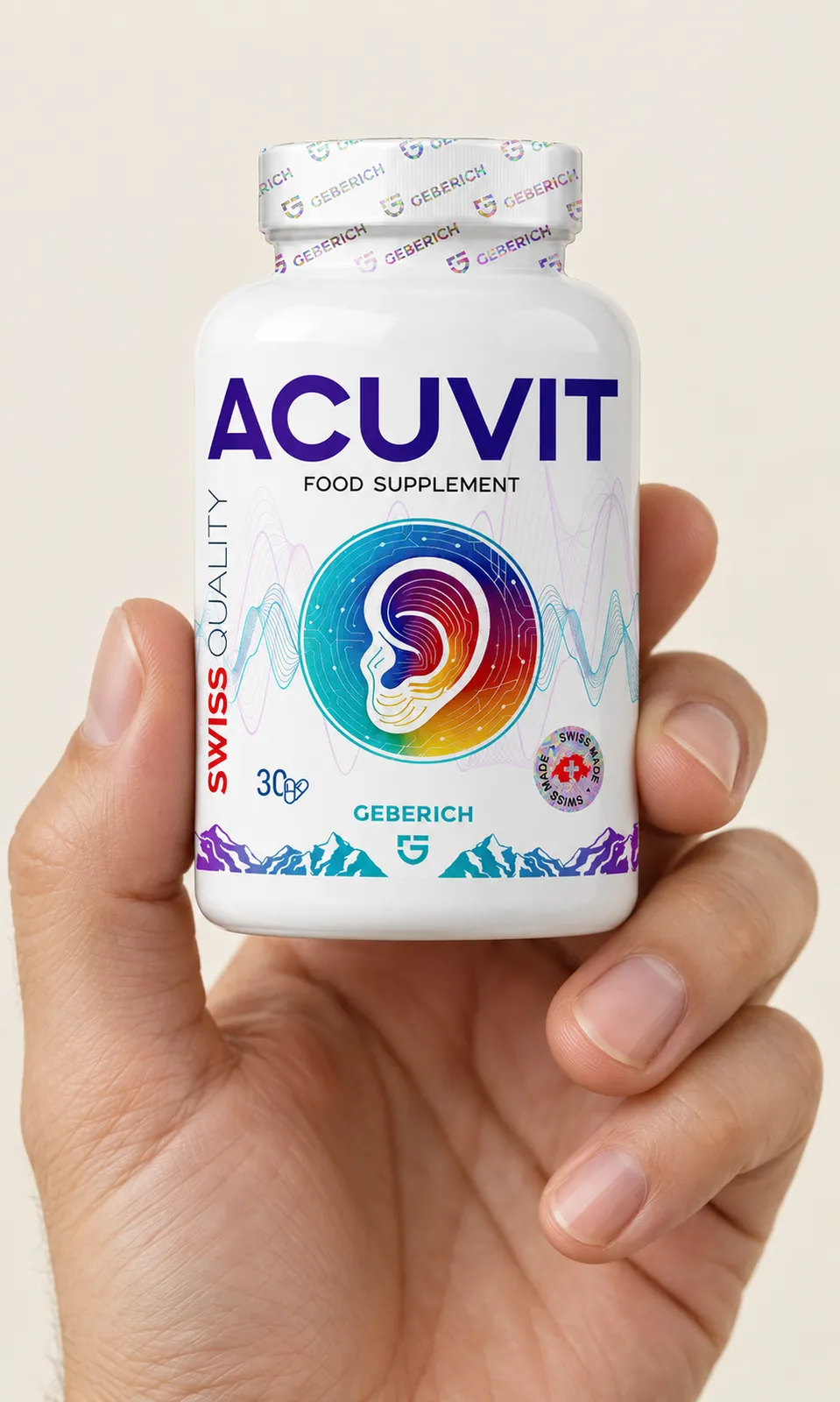 ACUVIT — Verpackung in der Hand
