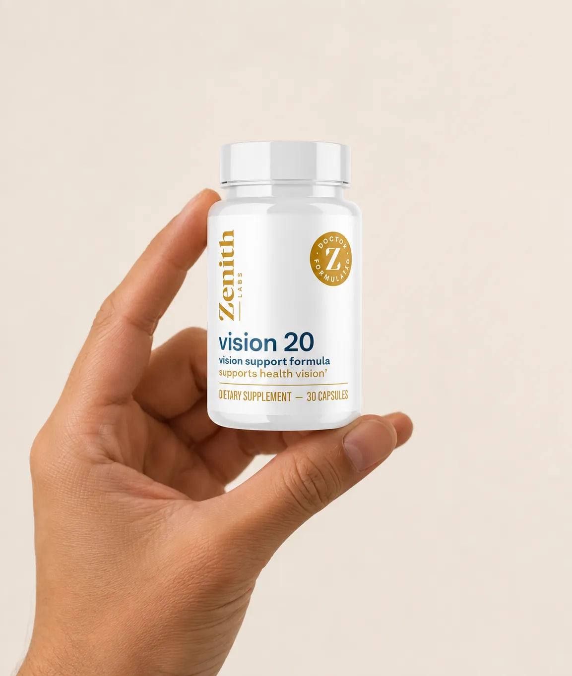 Vision 20 — Verpackung in der Hand