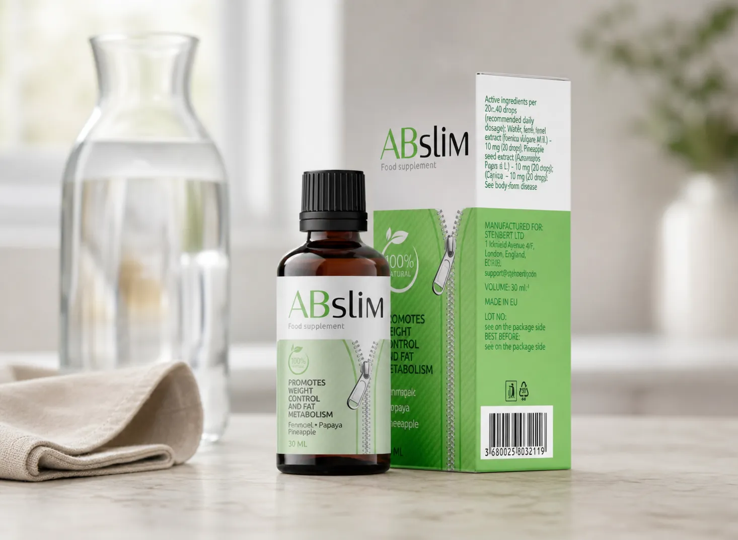 ABSlim — Verpackung im Alltag