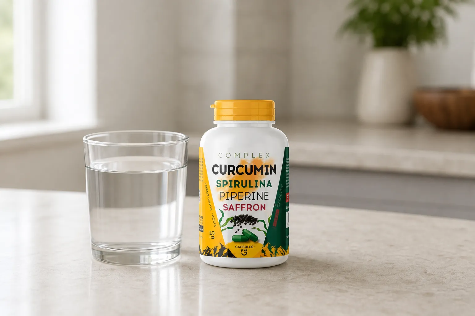 Curcuma Complex — Verpackung im Alltag