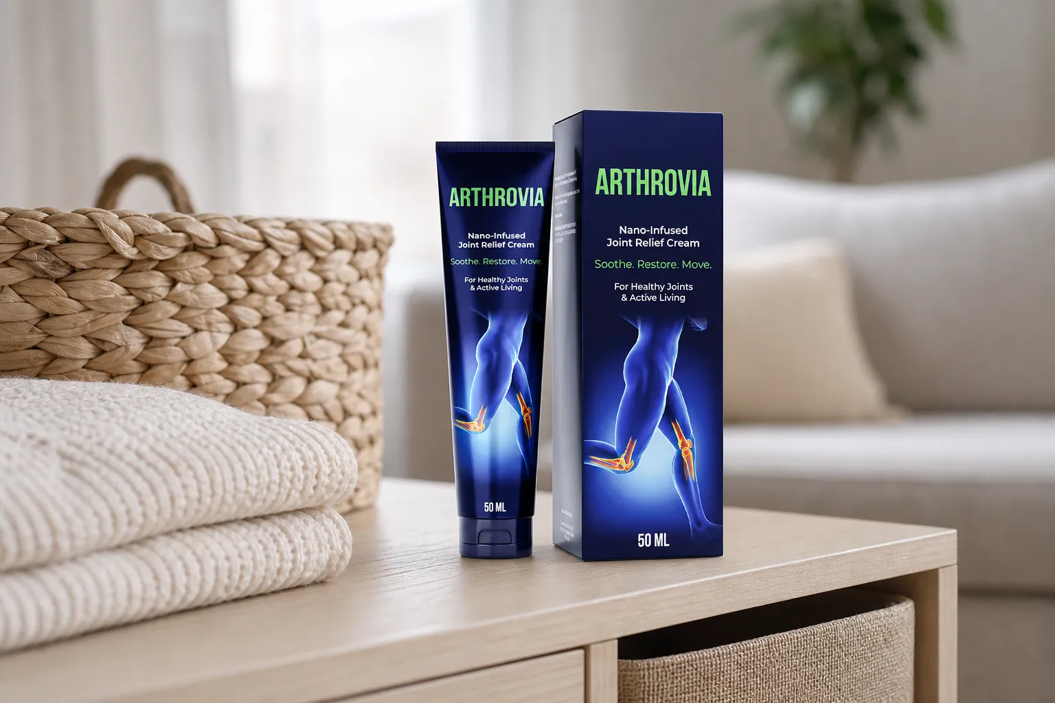 Arthrovia — Verpackung im Alltag