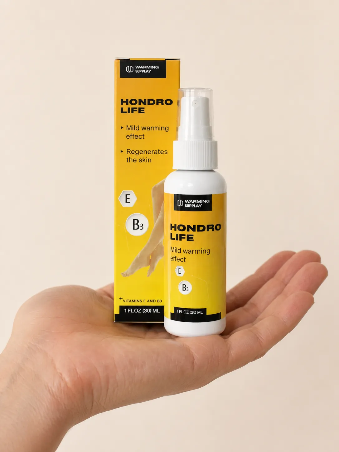 HONDROLIFE — Verpackung in der Hand