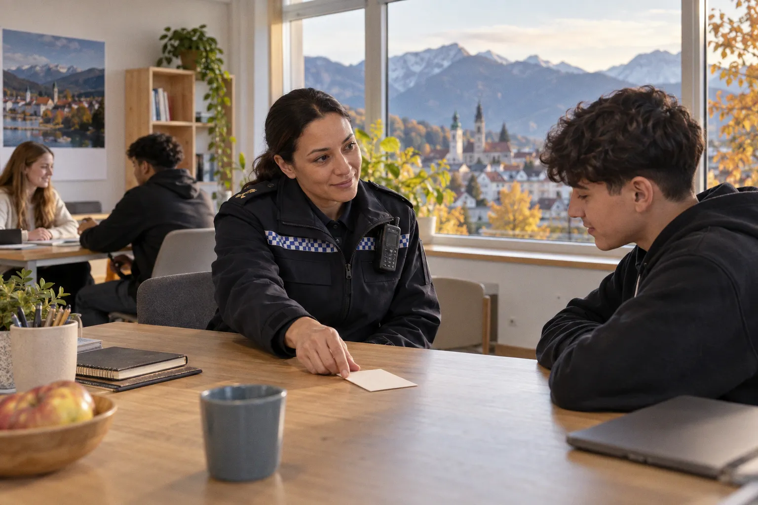 Polizeibeamte als Mentoren: Ein britisches Modell für die Jugendhilfe